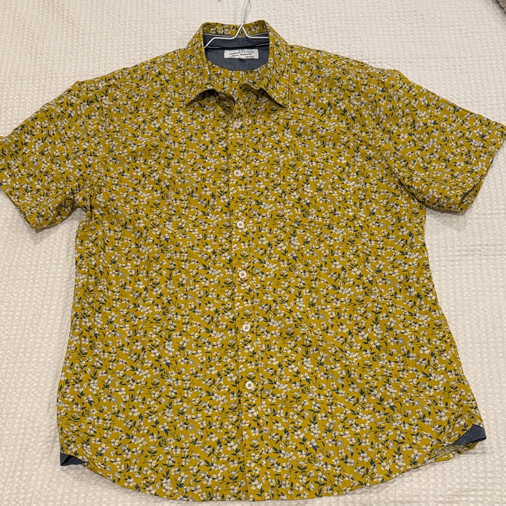 Men's Yellow Floral Shirt